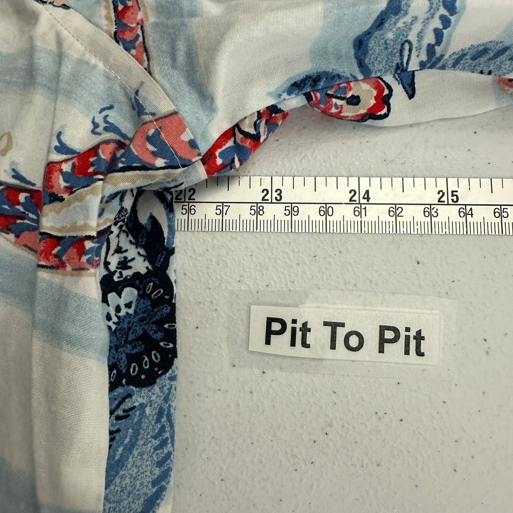 Chicos Womens Paisley Top Size 3 US XL Americana Coastal Summer Vibrant Bold - Picture 6 of 8